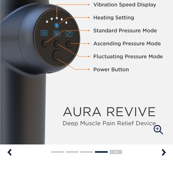 Aura Revive Heated Deep Muscle Pain Relief Device - Picture 2 of 4